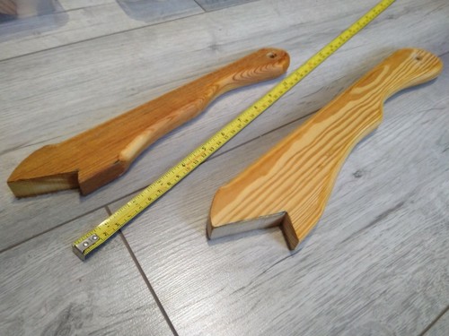 Woodwork wooden push sticks - -,
