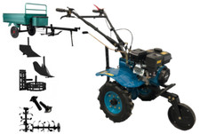 10 HP Cultivator Rotavator, Garden Soil Tiller, Farm Cultivator With Trailer