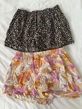 Primark Floral Bed Shorts XS Set Of 2