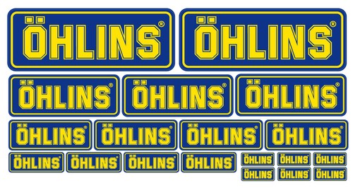 Sticker ohlins moto - moto, decal