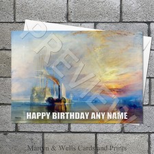 JMW Turner birthday card