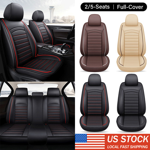 Leather seat covers full set - leather,