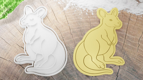 Wallaby cookie cutter - cookie,