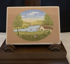 Vilbo Card/ Villeroy & Boch A 47  Design Summer Porcelain Postcard 5. 1/2 x 4,