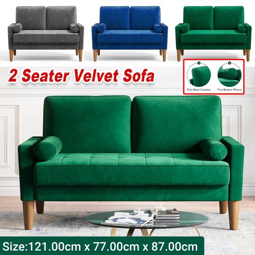 Seater velvet sofa - 2, with