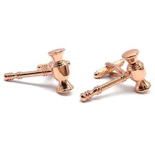 Judge Gavel Cufflinks - Onyx