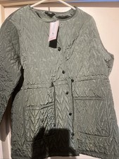 TU womans maternity coat khaki