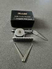 ? Vintage Henselite Bulletin Lawn Bowls Measure Complete With Stand & Box ?