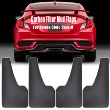 for Honda Civic Type R FN2 8th EP3 7th Gen Mud Flaps Mudflaps Guards Kit Black 