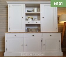 Solid Pine Handmade Welsh Dresser/Larder Cupboard