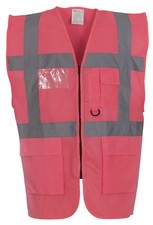 Yoko Multi Functional Executive Hi-vis Waistcoat Safety Work Zipped Hi Viz Vest