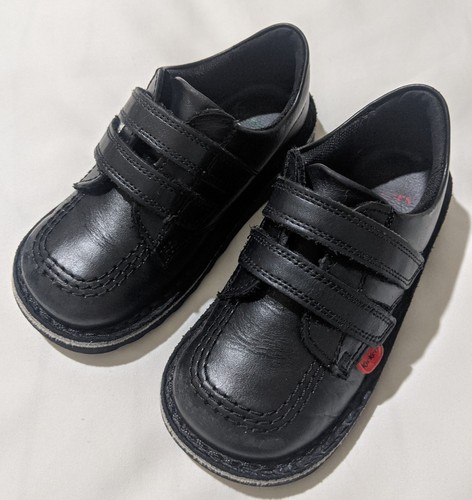 Kickers kids black kick vel - black,