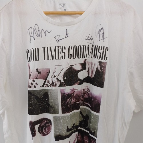 Kaiser chiefs signed white - signed, t