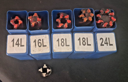 Joblot rotabroach cutters - of,
