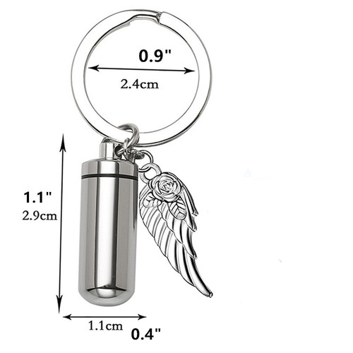 Memorial photo locket angel - &,