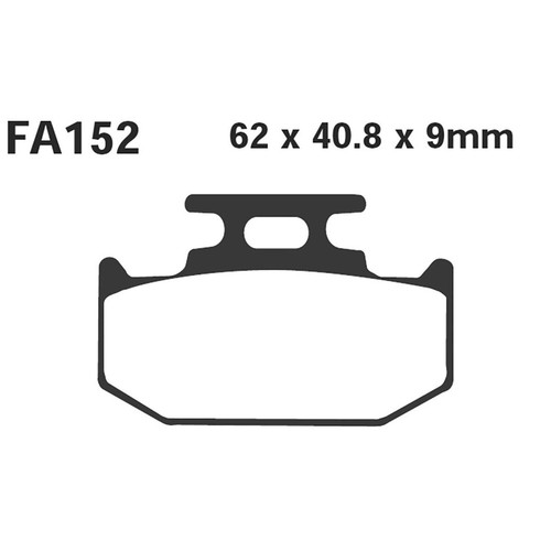 Pair pads ebc fa152tt for - pads,