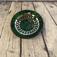 20cm Green Round Mosaic