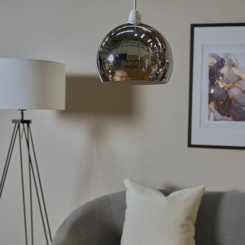 20cm retro dome - metal, ceiling