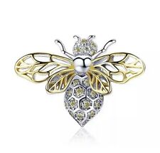 Queen Bee Charm For European Bracelets S925 Sterling Silver