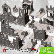 Txarli Factory City Ruins GW Warhammer Fantasy 40k Tabletop Terrain