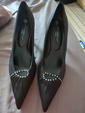 New Look Black Satin Jewelled