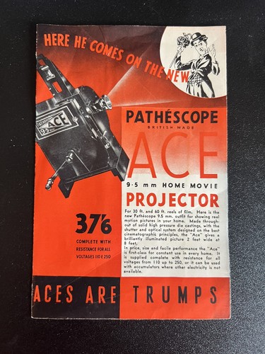Pathescope ace 5mm cine - ace, 9.5mm