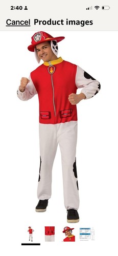 Paw patrol marshall costume - paw,