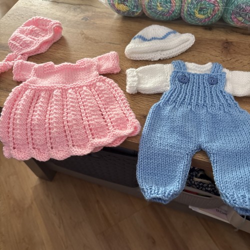 Handmade knitted doll - doll, small