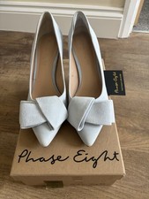 Suede Phase Eight Bow Front