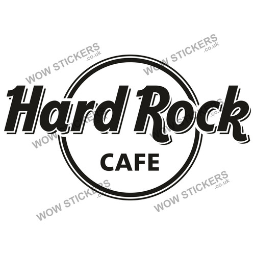 Hard rock cafe sticker - hard,
