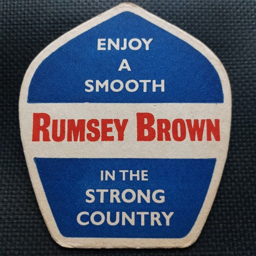 Strongs beer mat - uk, cat