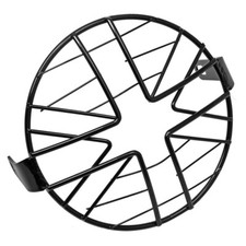 6.5in Headlight Mesh Grill Guard Black Motorcycle Headlamp Light Cover Protector