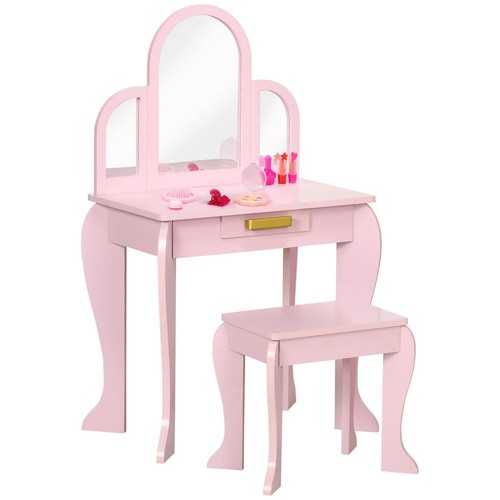Kids dressing table - table, stool