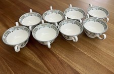 Wedgewood China Chinese Legend Soup Cups Pristine Condition 8 Pieces