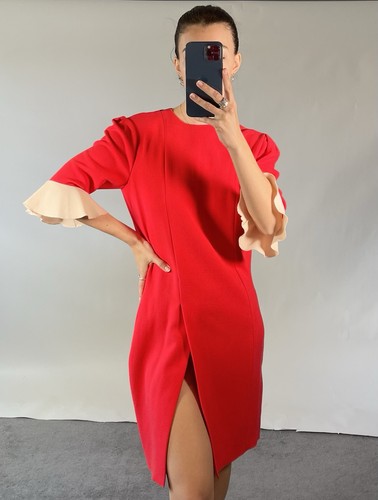 Roksanda uk8 dress red - roksanda,