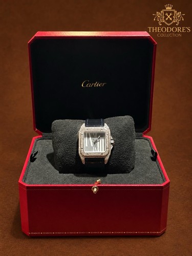 Cartier santos 100 mid size - cartier,