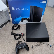 PS4 Pro 1TB with Controller, Headset and all Cables