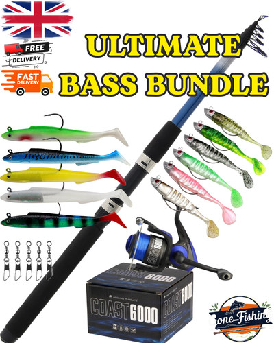 Bass fishing bundle 10ft sea - bass,