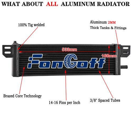 2row aluminum universal - 2row,