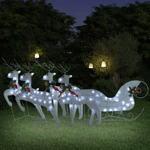 Reindeer sleigh christmas - reindeer, &