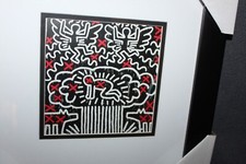 Keith Haring Print POP ART Untitled CUSTOM FRAMED and ACID FREE MATTED New