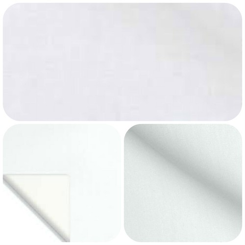 Cotton sateen white delux - cotton,