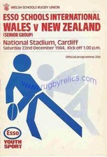 WALES v NEW ZEALAND SCHOOLS