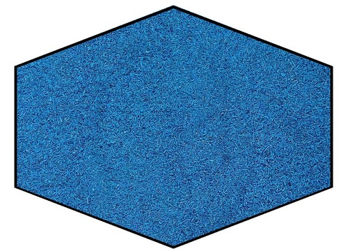 Blue fine sawdust scatter - blue,