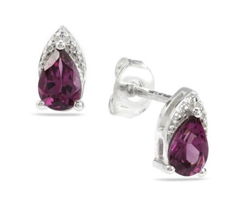 Gemporia bishop garnet - bishop's, stud