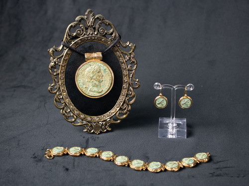 Vintage italian arezzo - arezzo, gold
