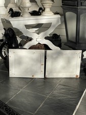 2 VTG PINE WHITE RAISED PANEL