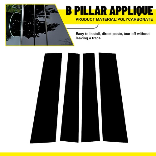 Black window pillar post - 6x,