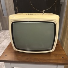 Vintage 1970’s White CRT TV