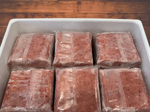 Raw frozen dog - food, 30x454g